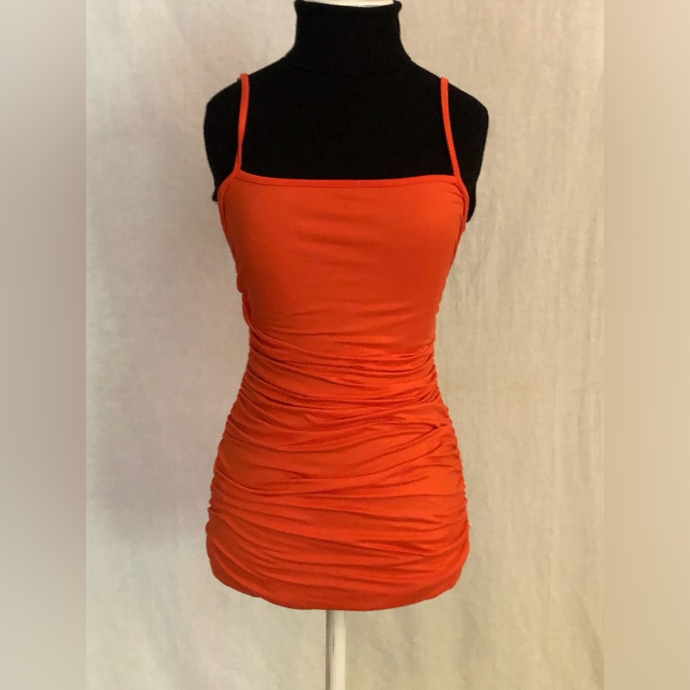 Orange club/party dress Sz Small/Medium